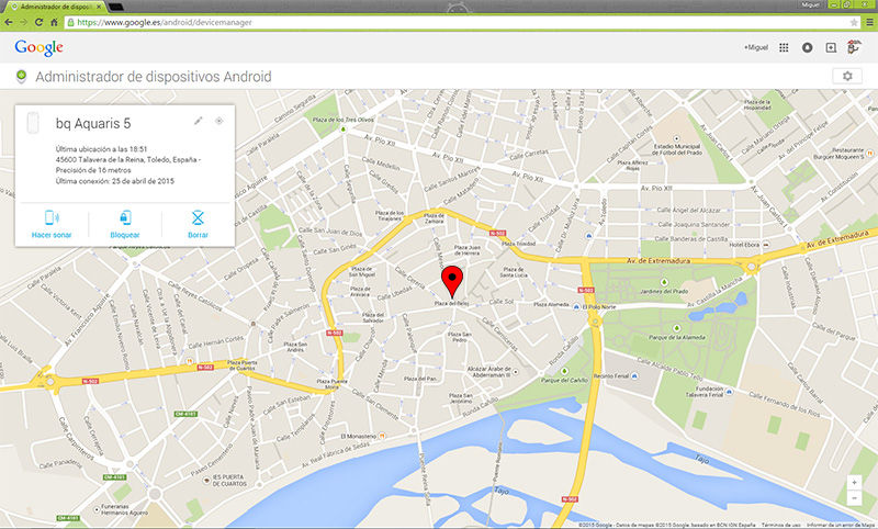 Localiza tu teléfono móvil Android desde Google Maps sin aplicaciones